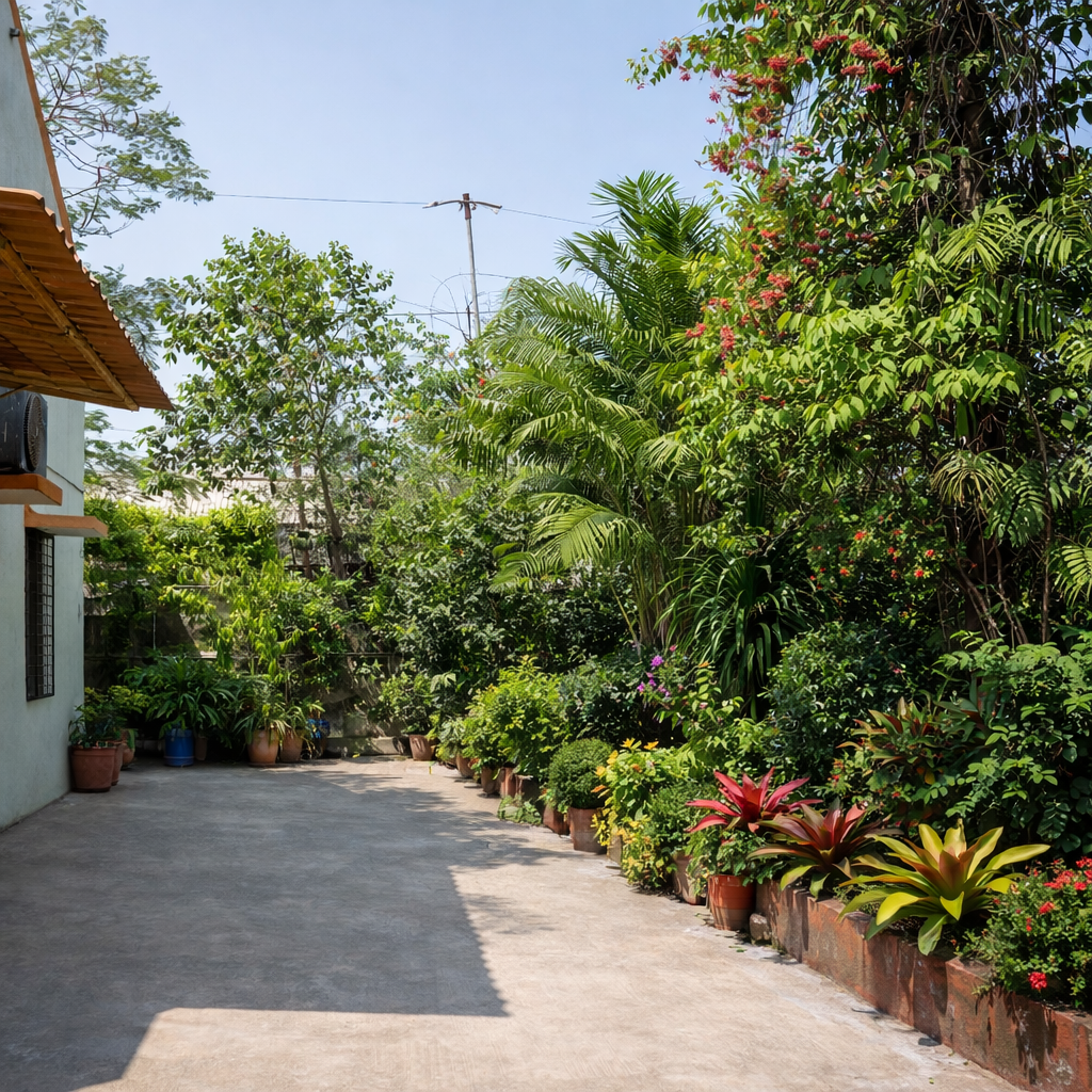 Garden Area of Facility